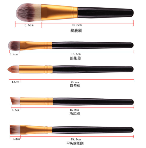 20pcs/set makeup brush powder/eye shadow/foundation/concealer brush makeup tool set