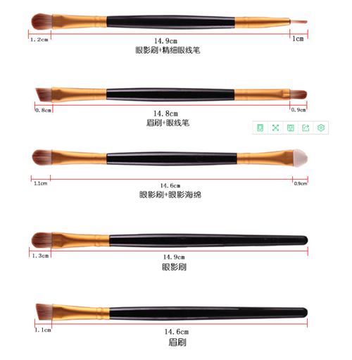 20pcs/set makeup brush powder/eye shadow/foundation/concealer brush makeup tool set