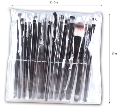 20pcs/set makeup brush powder/eye shadow/foundation/concealer brush makeup tool set