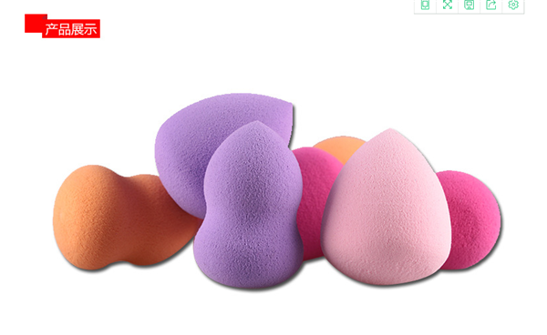 6pcs Discount soft hydrophilic makeup sponge BB cream beauty tool beauty powder puff dry and wet
