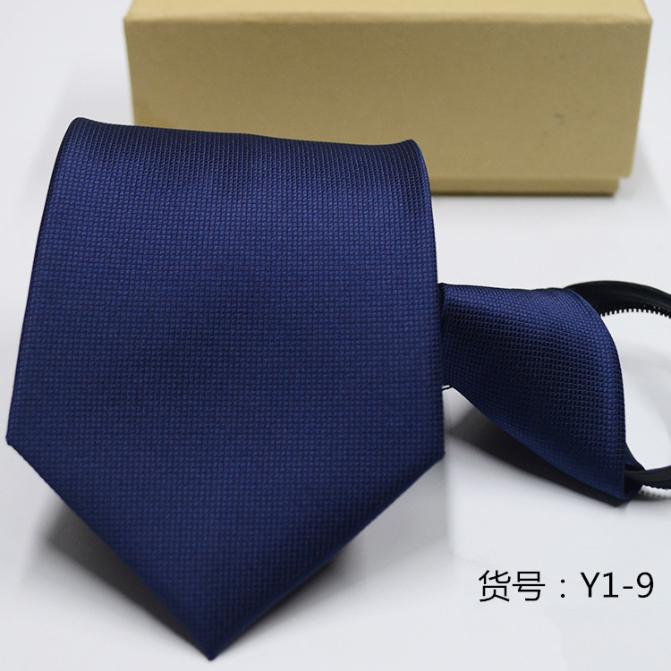 Men&apos;s casual ZIPPER Neckties TIE business dress professional convenience lazy people