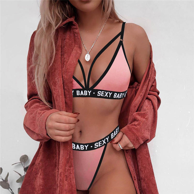 Lingerie Underwear G-String Set Lingerie Sexy Bra Set Bras Women