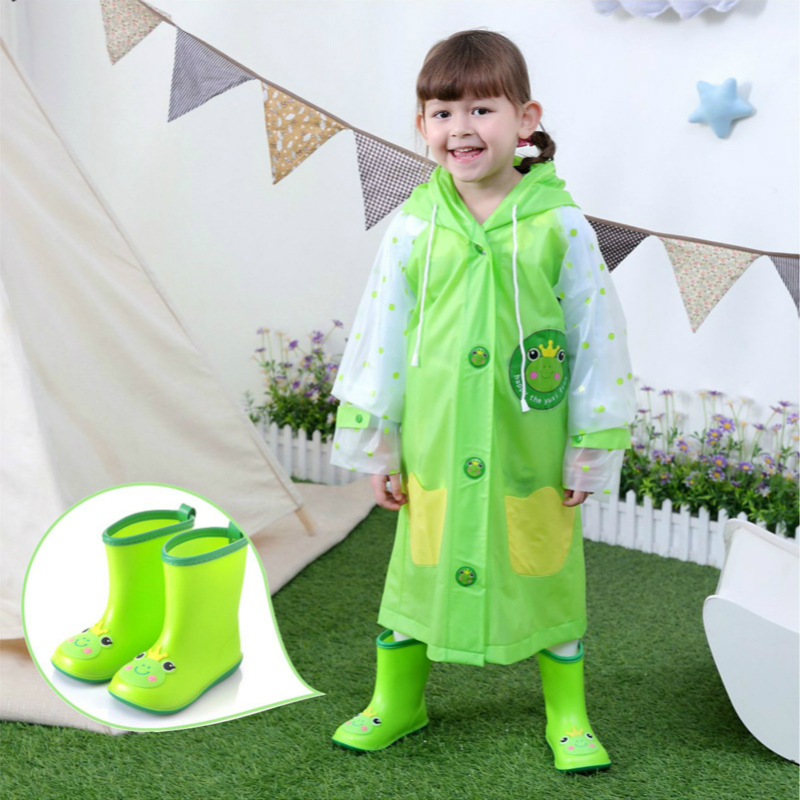 KushyShoo Classic Children&apos;s Shoes PVC Rubber Kids Baby Cartoon Shoes Water Shoes