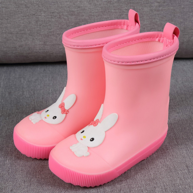KushyShoo Classic Children&apos;s Shoes PVC Rubber Kids Baby Cartoon Shoes Water Shoes