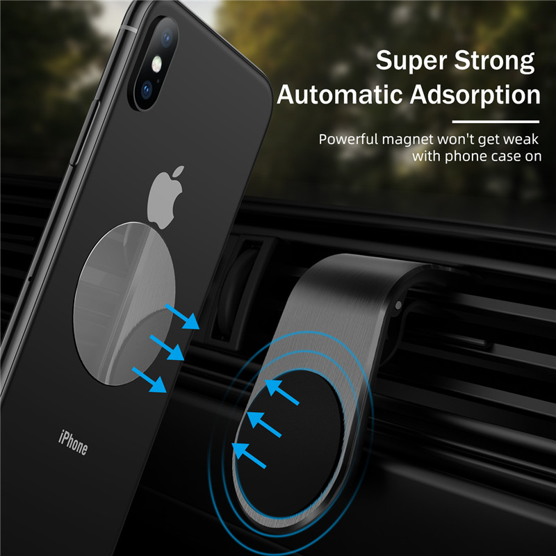 Magnetic Car phone Holder Stand For xiaomi redmi note 5a mi note 8 360 Smart Phone Lens Attachments