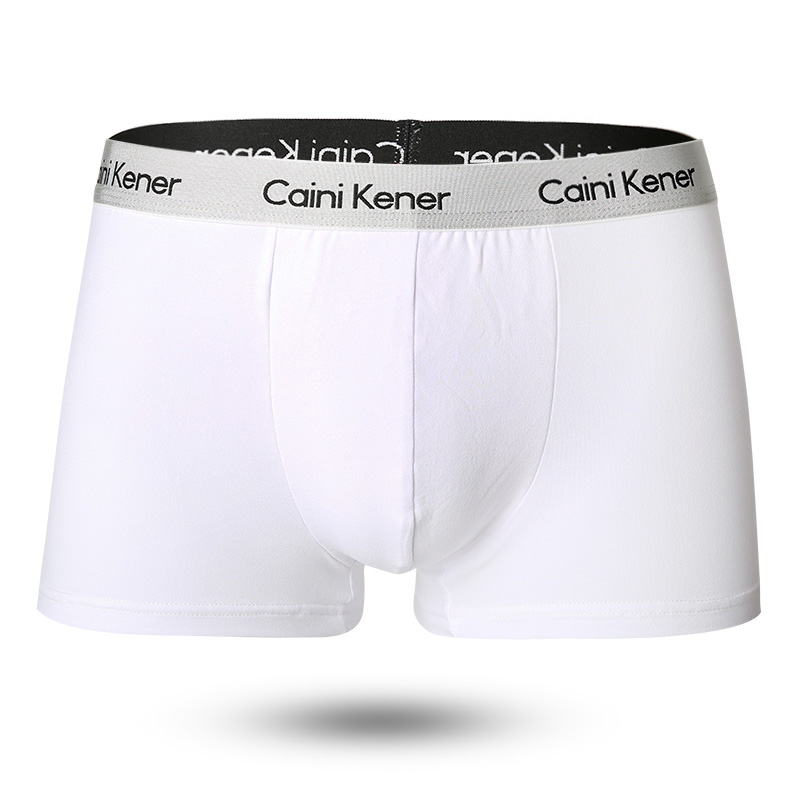4Pcs Men Boxers Man Short Breathable Flexible Comfortable Shorts Boxers Lovely Solid  Underwear
