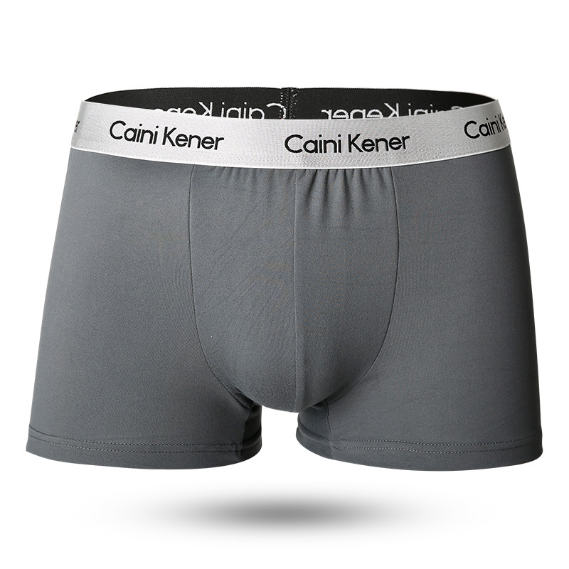 4Pcs Men Boxers Man Short Breathable Flexible Comfortable Shorts Boxers Lovely Solid  Underwear