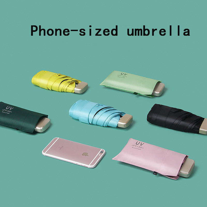Sun Umbrella Very Small Mini Umbrella Vinyl Umbrella Pocket Sun Protection And  Survival & Emergency