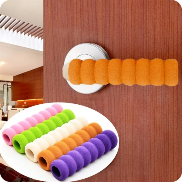 Household Door Handle Cover Soft Foam Door Handle Handle Cover Protector Bedroom Living Room Anti-Static Baby Safety Household