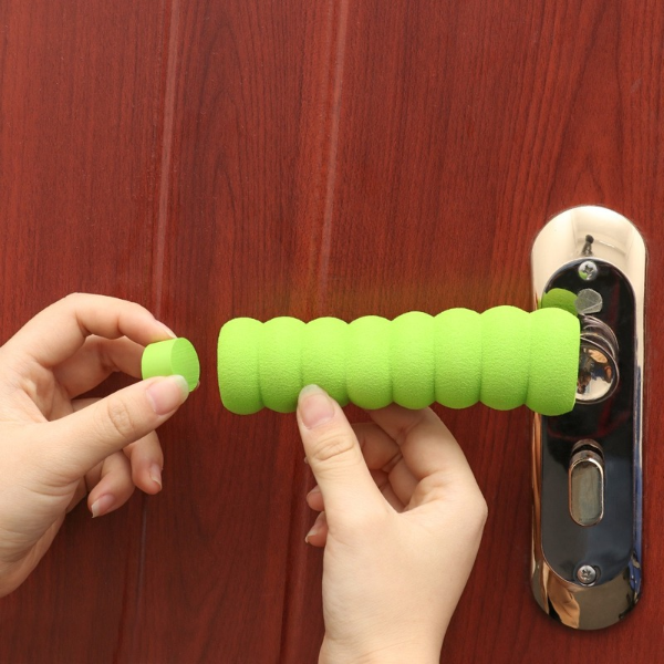Household Door Handle Cover Soft Foam Door Handle Handle Cover Protector Bedroom Living Room Anti-Static Baby Safety Household