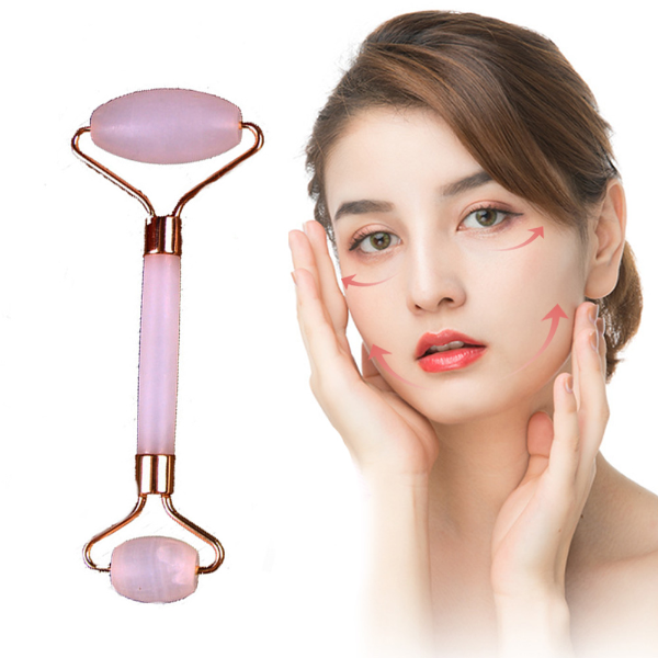 Jade Roller Massager for Face Roller Gua Sha Jade Stone Face Massager Skin Care