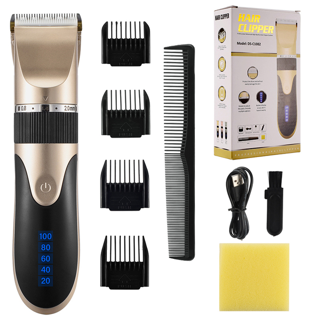 HIENA Hair Clipper Professional Electric Hair Trimmer Digital Rechargeable Hair Nail & Tools