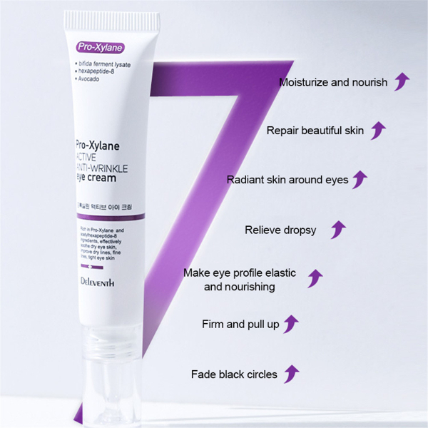 Active Anti-Wrinkle Eye Cream Fades Fine Lines Dark Circles Eye Serum Remove Eye Bags Puffiness Anti-Aging Firmness Eye Care Skin Care