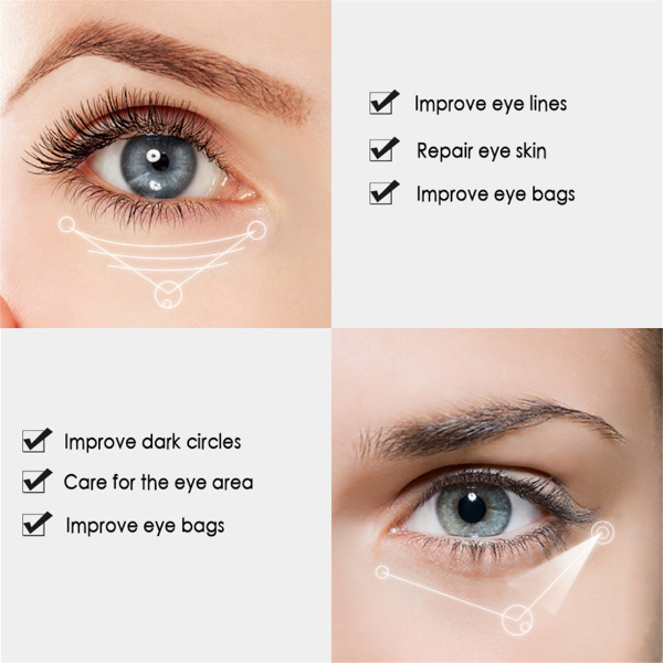 Active Anti-Wrinkle Eye Cream Fades Fine Lines Dark Circles Eye Serum Remove Eye Bags Puffiness Anti-Aging Firmness Eye Care Skin Care