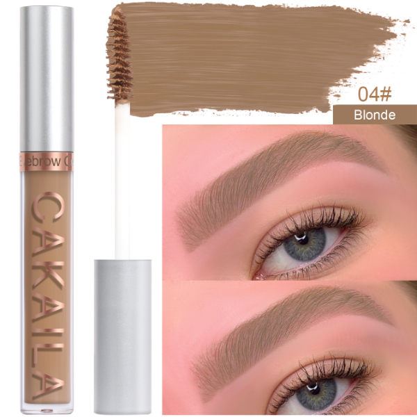 Brand Long Lasting Waterproof Henna Eyebrow Liquid Cream Tattoo Brow Tint Black Brown Makeup