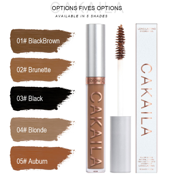 Brand Long Lasting Waterproof Henna Eyebrow Liquid Cream Tattoo Brow Tint Black Brown Makeup