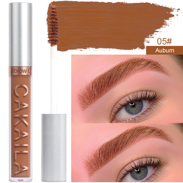 Brand Long Lasting Waterproof Henna Eyebrow Liquid Cream Tattoo Brow Tint Black Brown Makeup