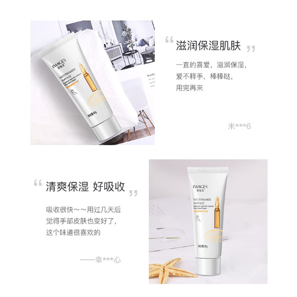 Nicotinamide Hand Cream Lift Firming Soften Skin Moisturizing Whitening Exfoliate Hand Replenishment  Skin Care