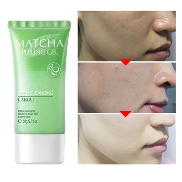 Matcha Peeling Gel 60g Gentle Oil Control Body Face Scrub Cleansing ...