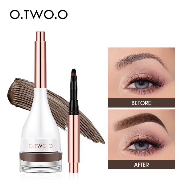 O.TWO.O Eyebrow Pomade Brow Mascara Natural Waterproof Long Lasting Creamy Texture 4 Colors Makeup