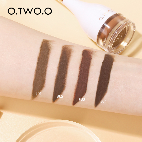 O.TWO.O Eyebrow Pomade Brow Mascara Natural Waterproof Long Lasting Creamy Texture 4 Colors Makeup