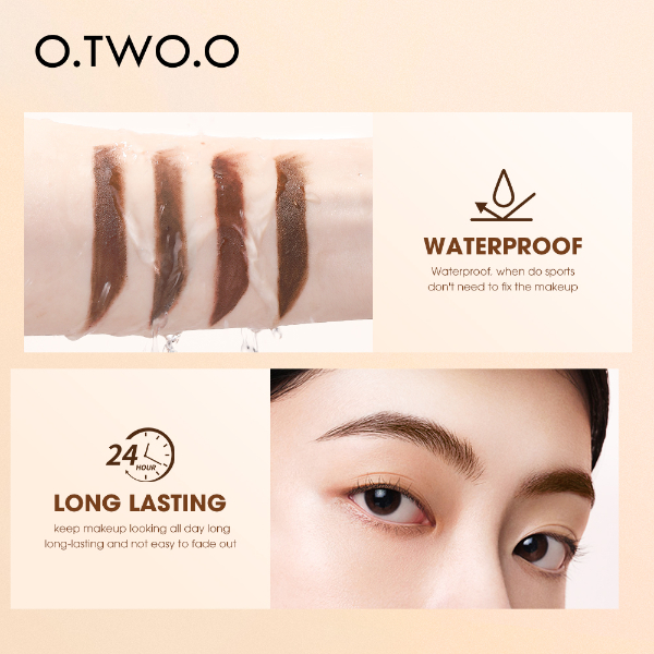 O.TWO.O Eyebrow Pomade Brow Mascara Natural Waterproof Long Lasting Creamy Texture 4 Colors Makeup