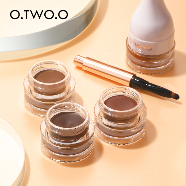 O.TWO.O Eyebrow Pomade Brow Mascara Natural Waterproof Long Lasting Creamy Texture 4 Colors Makeup