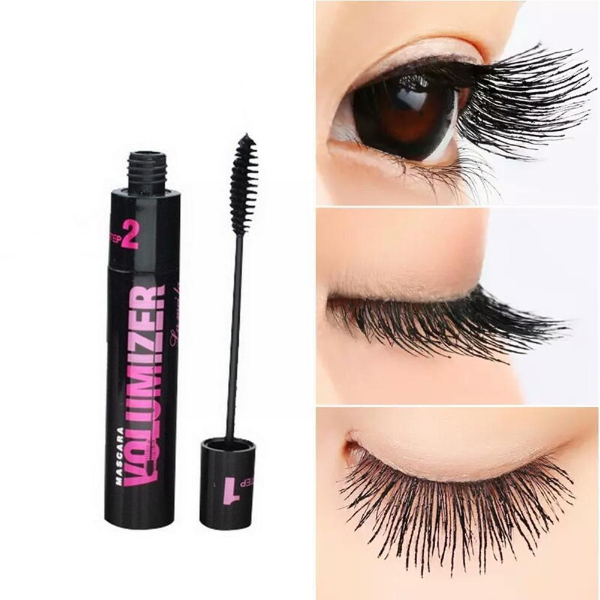 New Long Curling Makeup Eyelash Black Waterproof Fiber Mascara Eye Lashes  Makeup