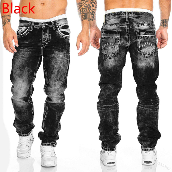 Trousers  Straight Jeans Man Vintage Wash Denim pants Spring Summer Boyfriend baggy Jeans men Streetwear Cacual Designer Cowboy Trousers