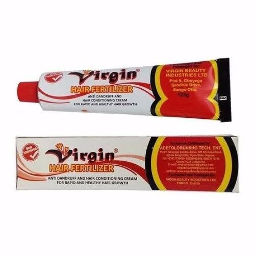 VIRGIN Hair Fertilizer Fast Active Anti Dandruff Growth Cream 125g