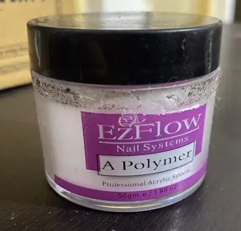 Ezflow Acrylic Powder/Polymer Natural powder For Nails 28g