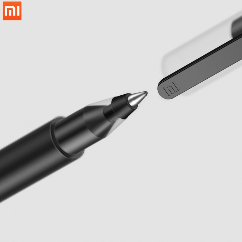 10PCS Xiaomi Super Durable Writing Sign Pen 0.5mm Gel Signing Smooth Red Black Ink Ballpoint Pen