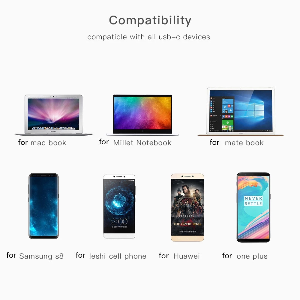 3 in 1 OTG USB Adapter Type C to USB 3.0 Adapter USB Cable For Macbook pro Samsung Huawei Xiaomi USB Data Cable OTG