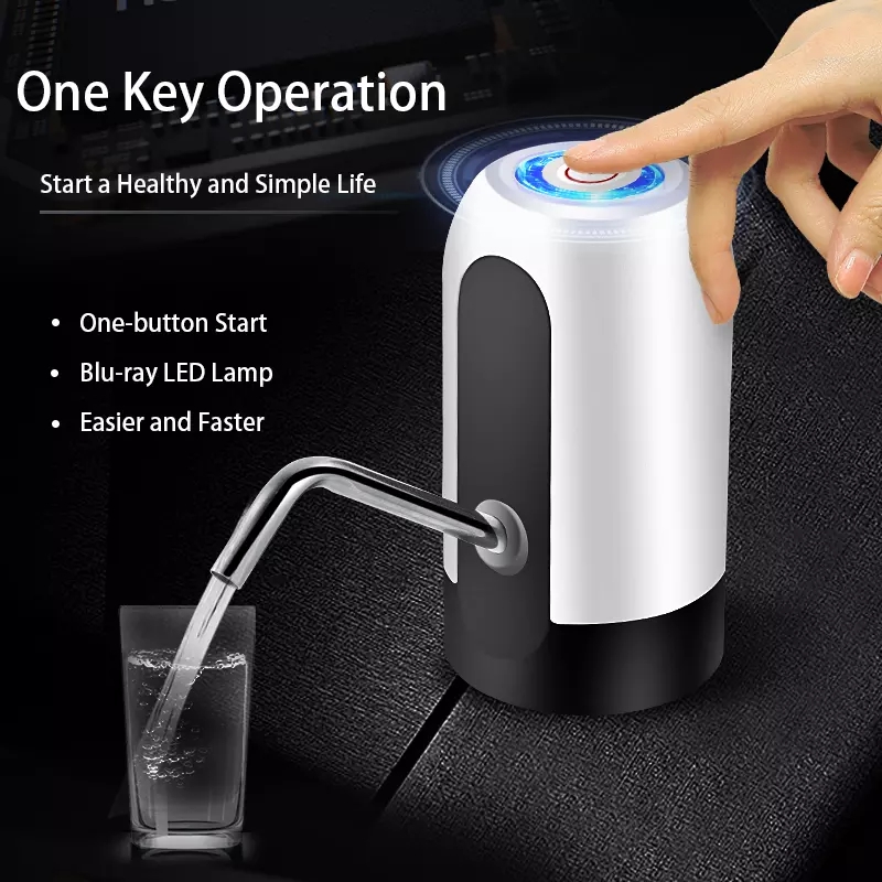 Water Pump Food Grade Automatic Electric Water Bottle Water Pump Drinking USB Charging