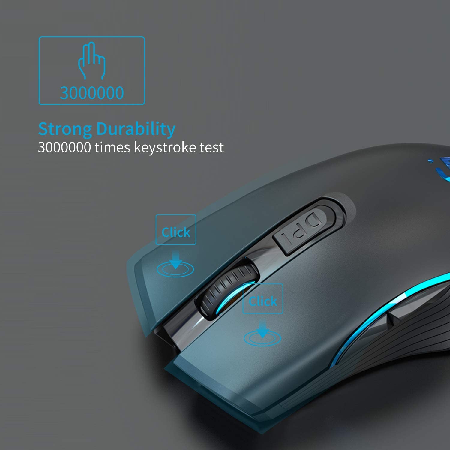 Dual Band 2.4G Wireless/Bluetooth Mouse RGB Light Ergonomic Optical Mice for IOS/Andriod/Windows