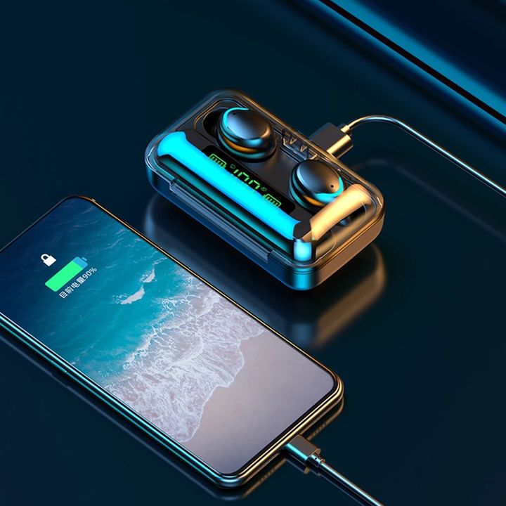Bluetooth Earphone Noise Isolation Wireless Earpods Wireless HiFi Stereo Strong Bass Earbuds with Mic