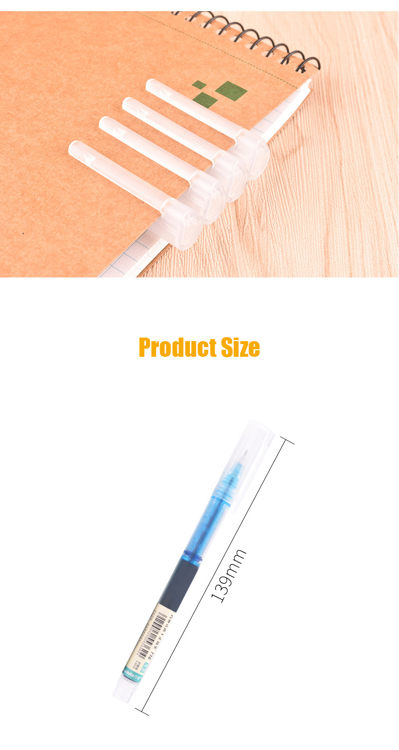 12PCS School Office Stationeries Super Durable Writing Sign Pen 0.5mm Gel Ink Ballpoint Pen