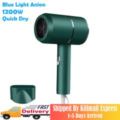 1200W Hair Dryer Heating and Cooling Air Appliances Blue Light Anion Hair Care Professinal Quick Dry as picture as picture