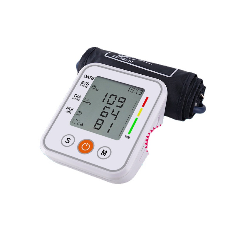 FDA Certification Blood Pressure Monitor Medically Accurate Upper Arm Cuff Rechargable Digital Health Monitors Voice Broadcast Health Care Medical Equipment