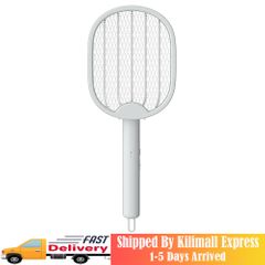 Mosquito Swatter Mosquito Killer Lamp&Bug Zapper Electric Fly Swatter USB Rechargeable Handheld&Placed for Home White
