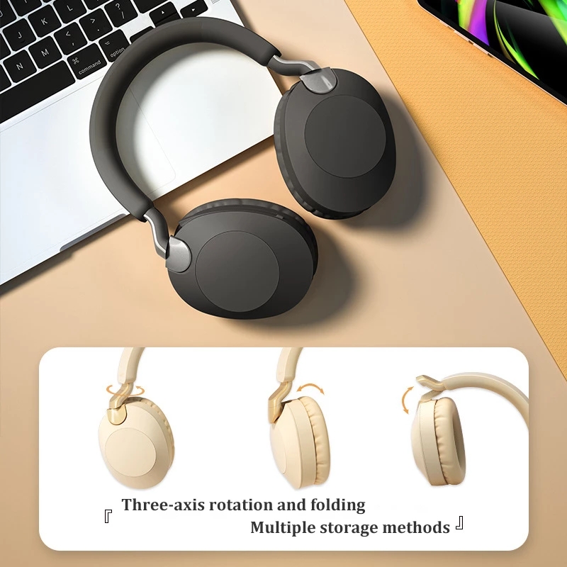 Bluetooth Headphones TWS Wireless Business Headphones Bass Bluetooth Headsets Super Charging Wireless Headset Noise Canceling