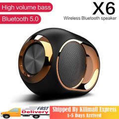Bluetooth Speaker Strong Bass Wireless Woofer Portable Speaker Outdoor Subwoofer Loundspeaker High Volume Woofer Surround Stereo Black as picture