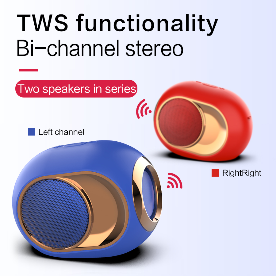 Bluetooth Speaker 5.0 2H Charge for 6H Bass Music Playtime Wireless Speaker Trumpet Bass with TF/AUX Input 1200mAh Fast Charge 10M Range for Camping/Travel/Church Choir Speaker Free Delivery Kenya