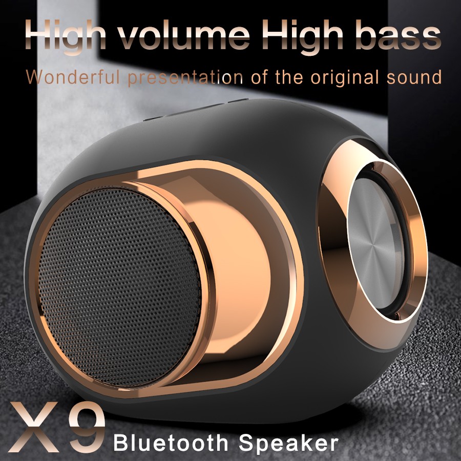 Bluetooth Speaker 5.0 2H Charge for 6H Bass Music Playtime Wireless Speaker Trumpet Bass with TF/AUX Input 1200mAh Fast Charge 10M Range for Camping/Travel/Church Choir Speaker Free Delivery Kenya