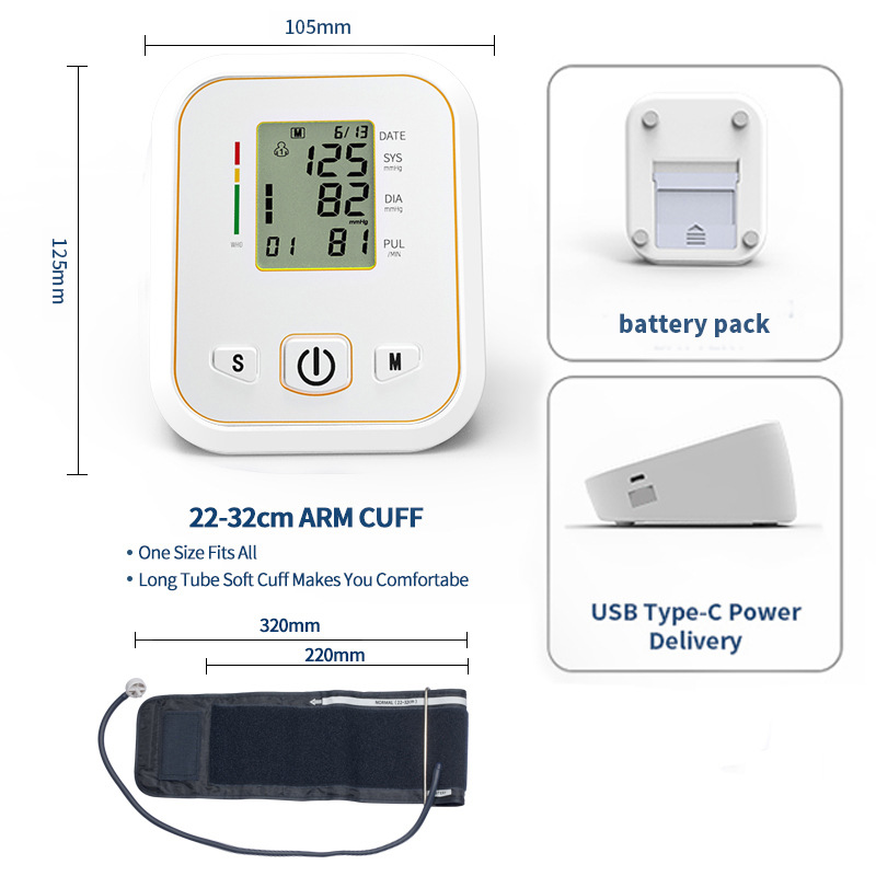 Nairobi Trusted BP Monitor Clinically Accurate Blood Pressure Monitor Rechargeable & Voice-Guided No More Clinic Queues