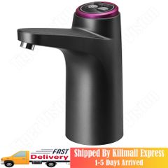 Water Pump Food Grade  Automatic Water Dispenser Electric Water Bottle Drinking USB Charging Black as picture