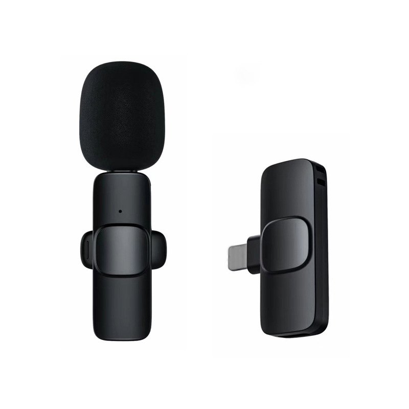 Wireless Lavalier Microphone Private Live Broadcast Microphone with Noise Reduction Small MicrophoneS Outdoor Interview Conference Recording
