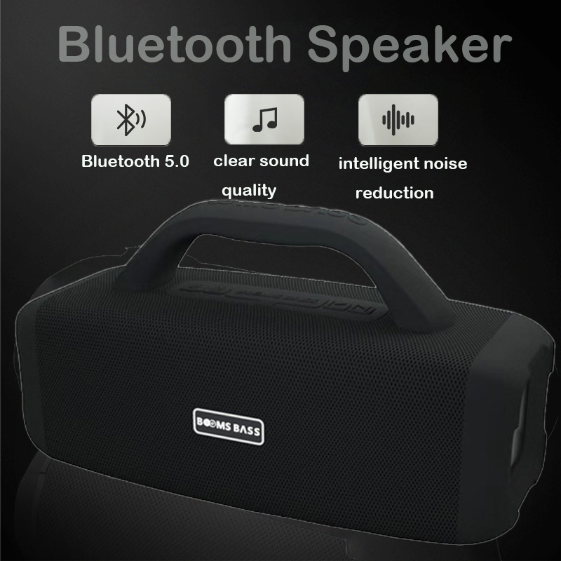 Portable Bluetooth Speaker Woofer Surround Stereo Computer Wireless Speaker Deep Bass Waterproof Plug-in Card Subwoofer