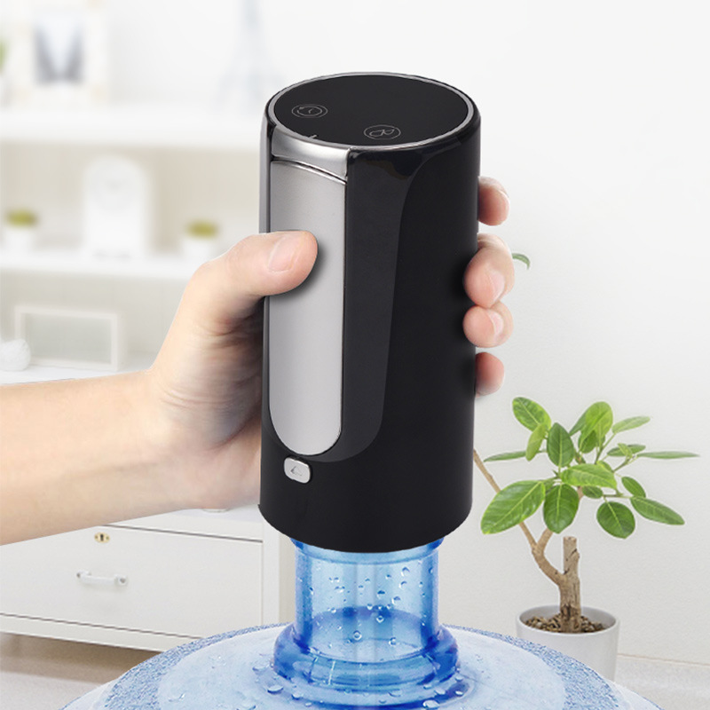 Fold Water Dispenser Food Grade Automatic Electric Water Pump Adjustable Water Discharge Volume LED Display Touch Control Bottle Drinking USB Charging