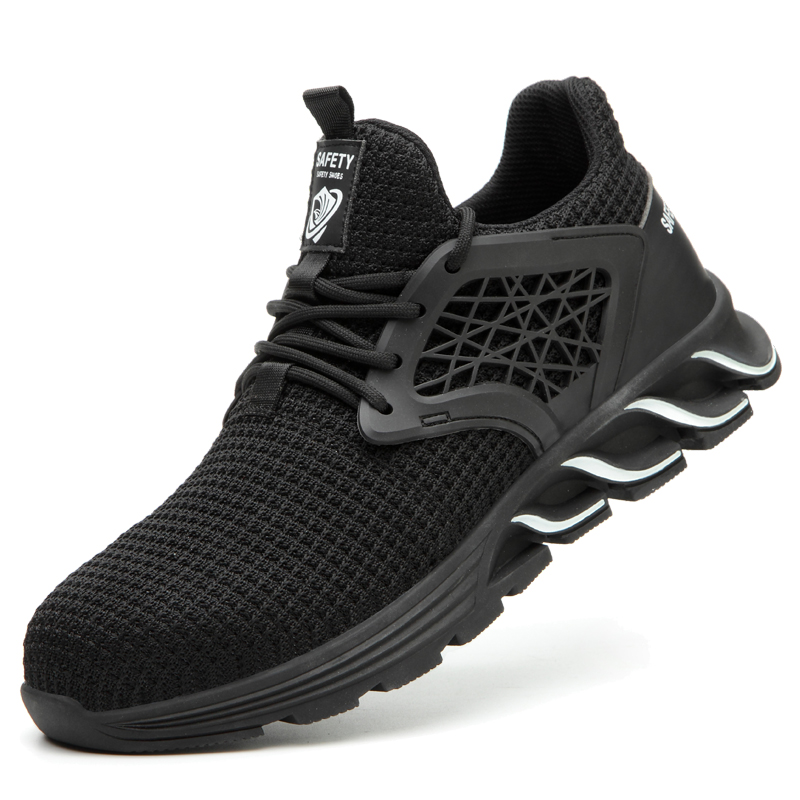 Safety boots Breathable Boots Steel Toe Anti-Smashing Construction Safety Work Sneakers